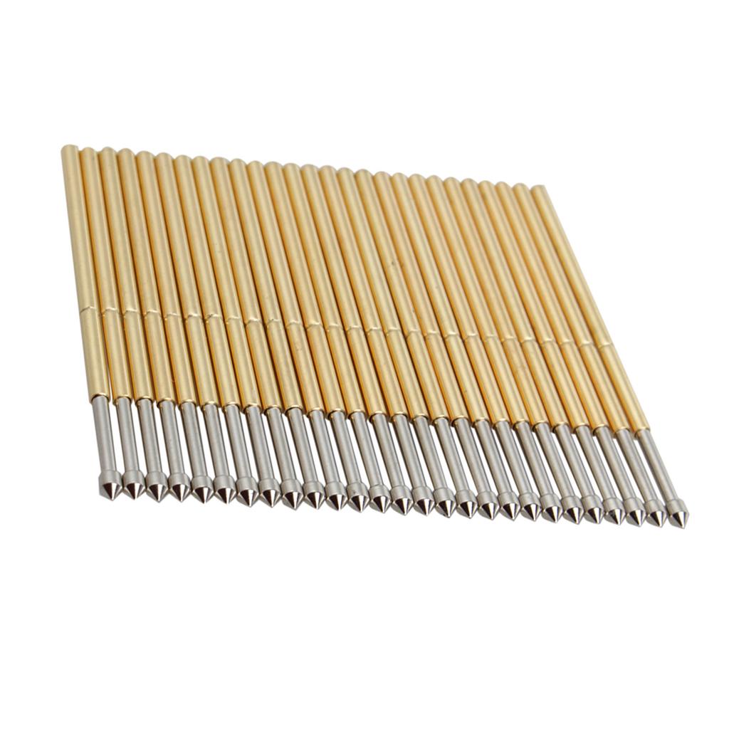 100x P50J1P50B1P75B1P75E2P100E2 Federprüfspitze Runde Pogo Pin Werkzeuge