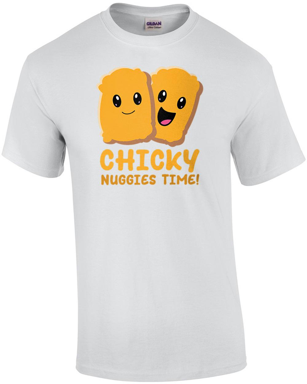 Chicky Nuggies Time! Funny Viral Meme T-Shirt Unisex T-Shirt M