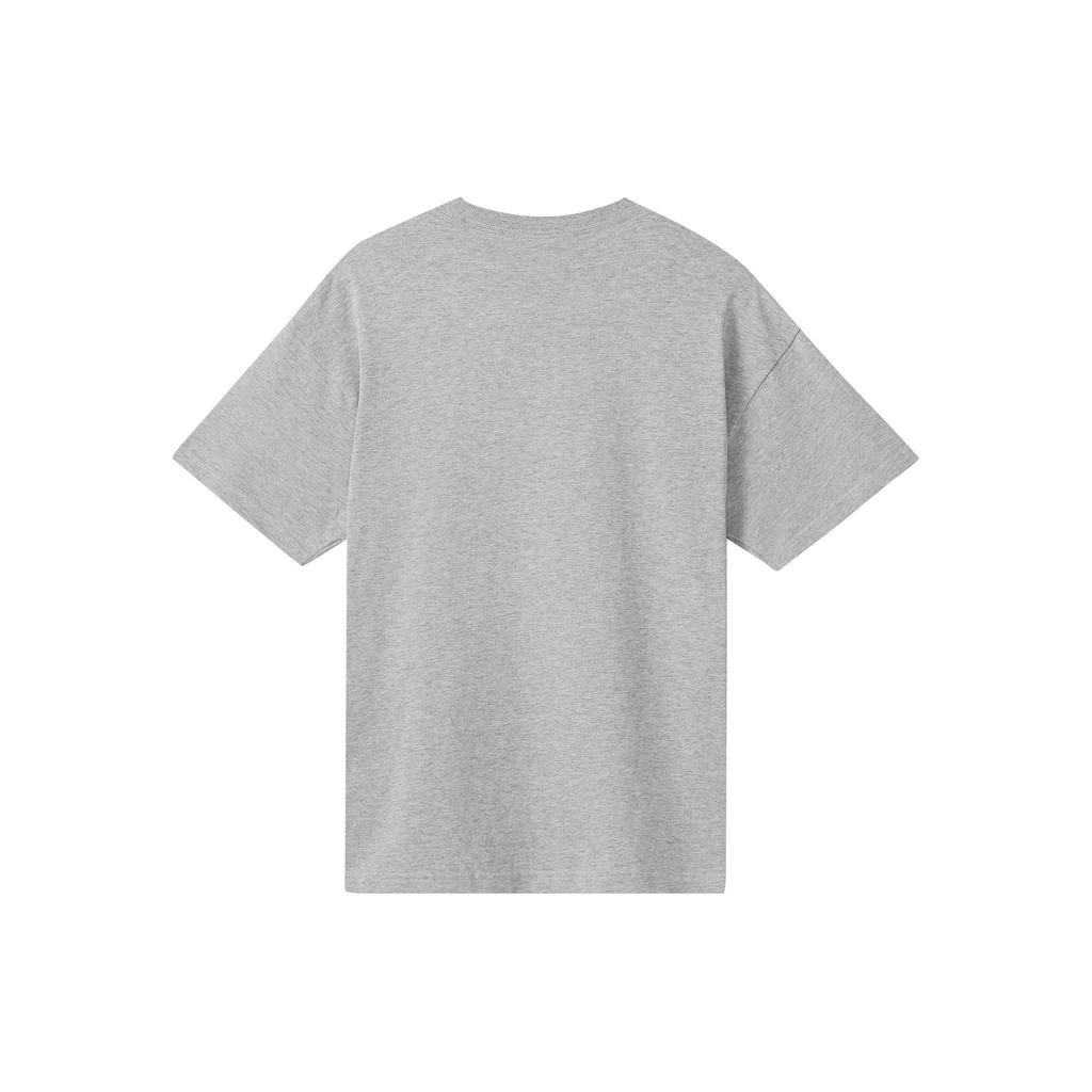 Nike T-shirt Solo Swoosh da Uomo Grigio Melange Scuro DA0321-063