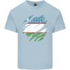 Torn Uzbekistan Flag Uzbek Day Football Unisexs Light Cotton TShirt