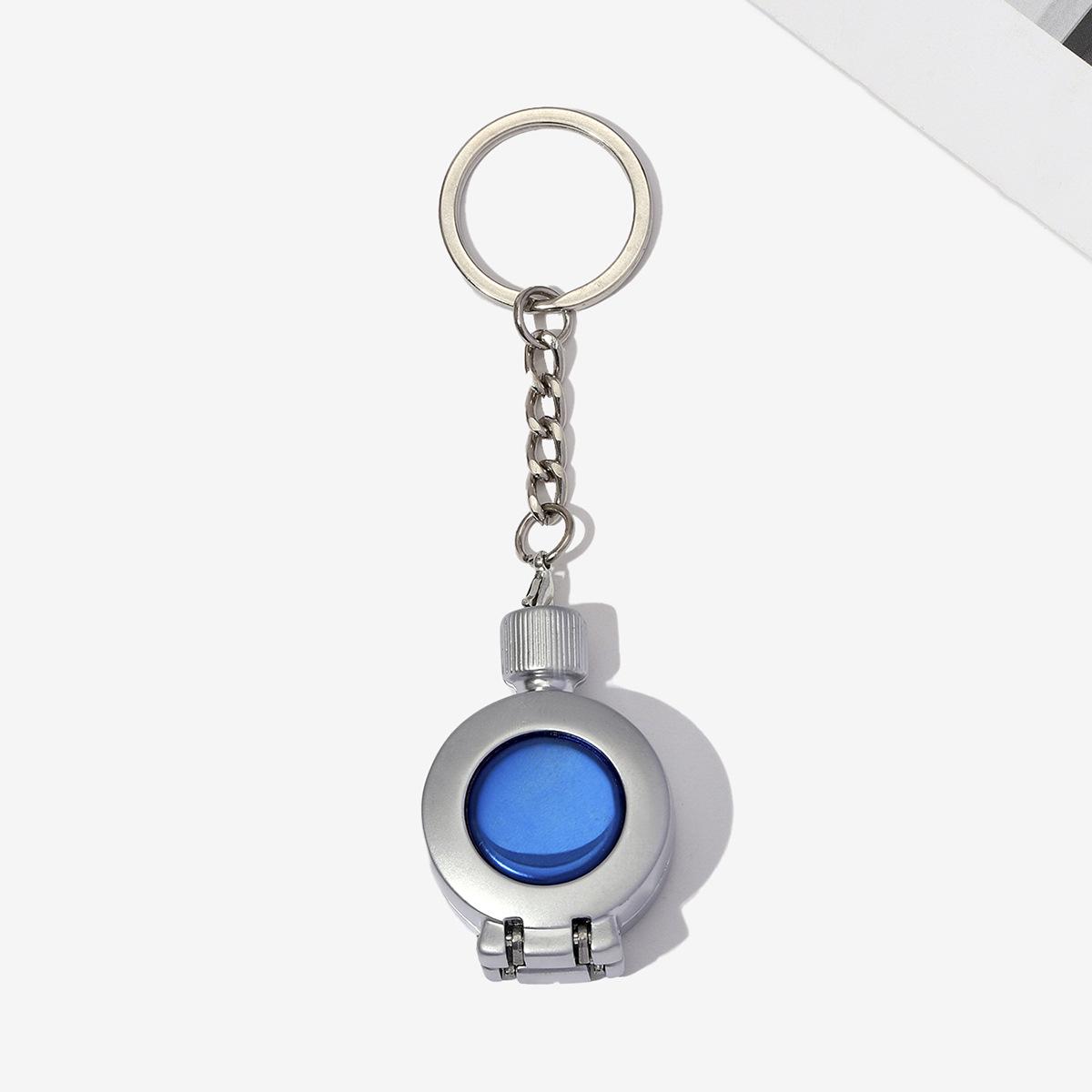 Compact Portable Nail Clipper & Folding Scissors Perfume Keychain