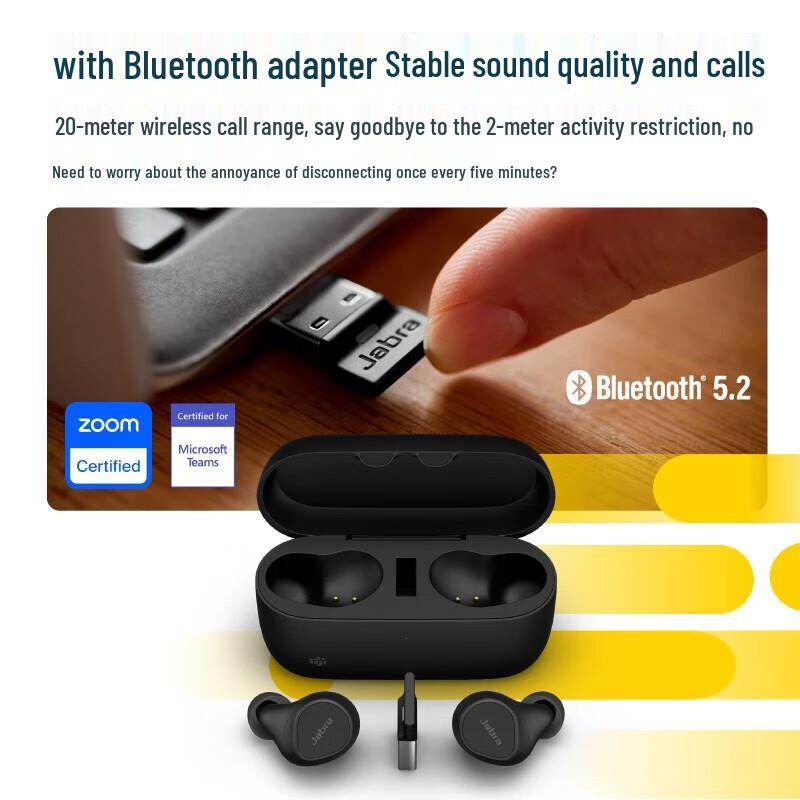 Jabra Evolve2 Buds UC True Wireless ANC Bluetooth Headset