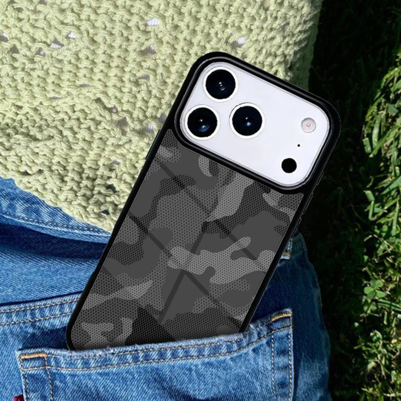 Night Dark Camo Military Camouflage mobile phone case Compatible with IPhone 17 16 15 14 13 12 11Pro Max 17 Air cover