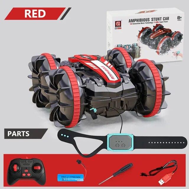 Nouă mașină RC amfibie cu mod dublu Telecomandă Mașină cascadorie Vehicul Flip cu două fețe Conducere Drift Mașini Rc Jucării în aer liber pentru băieți Cadou pentru copii