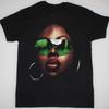 Angie Stone Face Classic Short Sleeve Black All Size Unisex T-Shirt