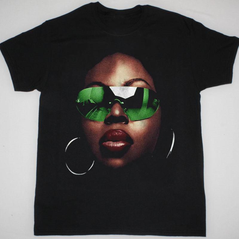 Черная футболка с коротким рукавом Angie Stone Face Classic, все размеры S