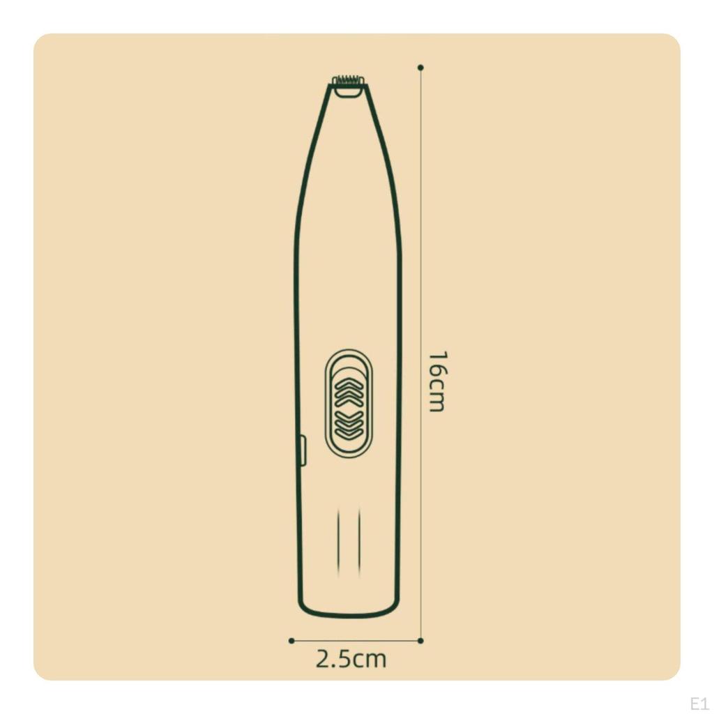 Pet Foot Trimmer with Light Low Noise PetOptimized Paw Rounded Hair