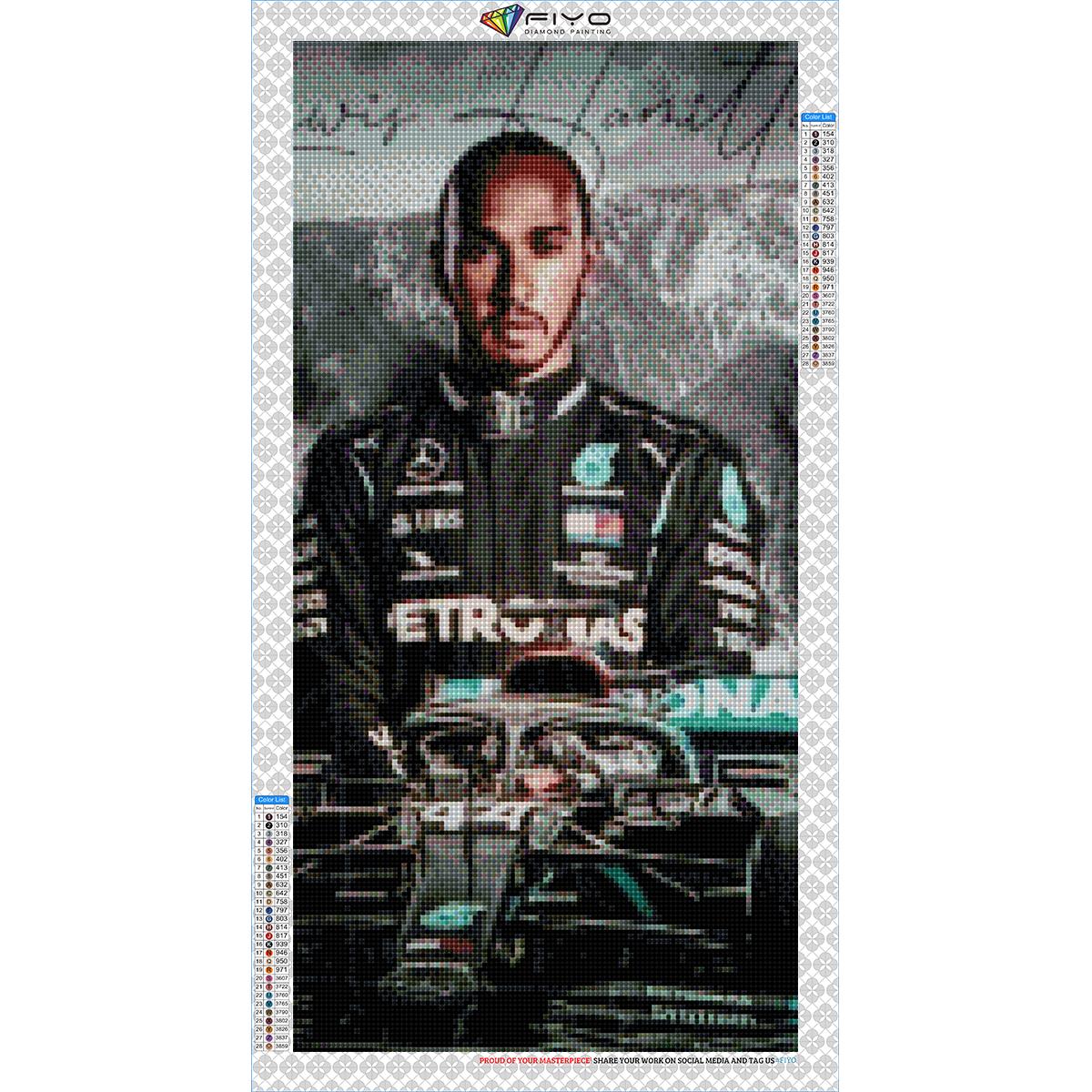 

5D DIY Рамка Алмазная картина Гонщик Вышивка крестиком Мультфильм Мозаика Портрет Ручная работа Подарок Настенный декор Full Square 20x40CM