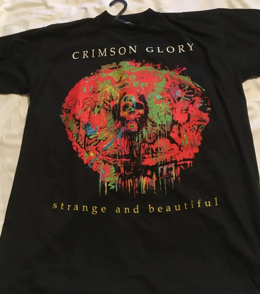 

Crimson Glory 1991 Хлопковая футболка унисекс с коротким рукавом, задняя часть из хлопка, размеры S-5XL AR1046 S