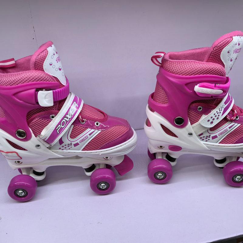 Beginners Are Suitable for Four-wheel Double-row Roller Skates, Children's Skates Can Be Adjusted In Size and Color