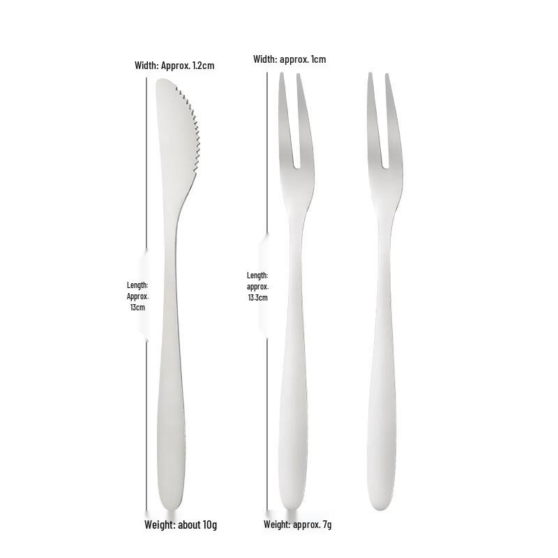 

Lija Stainless Steel Mooncake & Dessert Cutlery Set