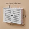 Scaffale da Parete Creativo Senza Foratura Scatola Porta Router Wifi Wireless Grande Staffa da Parete per Prese Organizer per Cavi