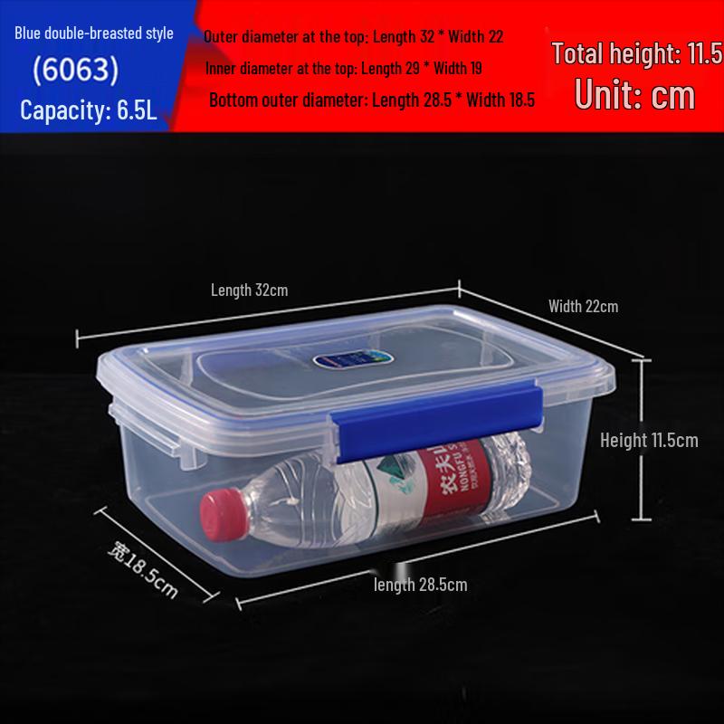 Lainuo 10-Pack Clear Plastic Storage Containers