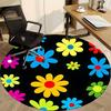 1PC Flower Pattern Chair Carpet for Office, Indoor Non-Slip Washable  Carpet, Soft Comfortable Mat For Office Room yy250930155