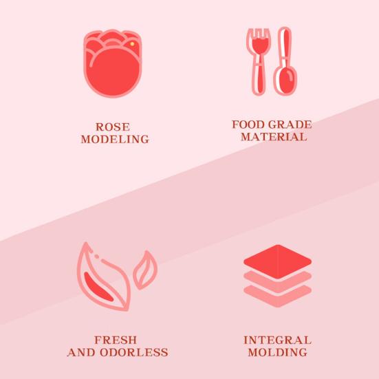 1/3Pcs 3D Rose Silicone Mold Easy Release DIY Ice Cube Chocolates Mousse Candles Soap Making Flower Shape Mold