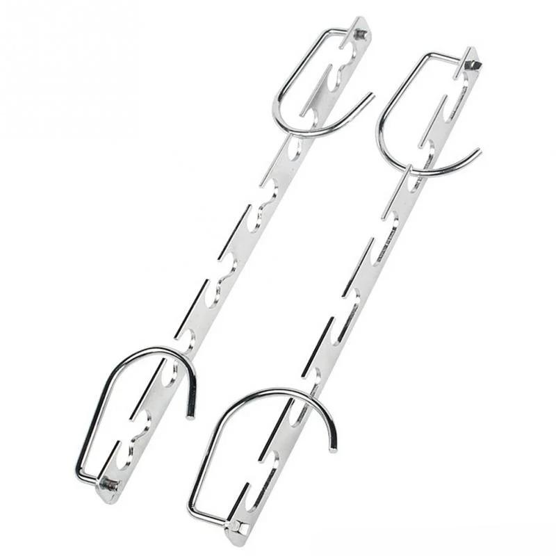 1pc/3pcs Multifunctional Coat Hanger Space Saving Metal Hangers with Magic Hook 6 Hole Clothing Wardrobe Organizer Hanger Holder