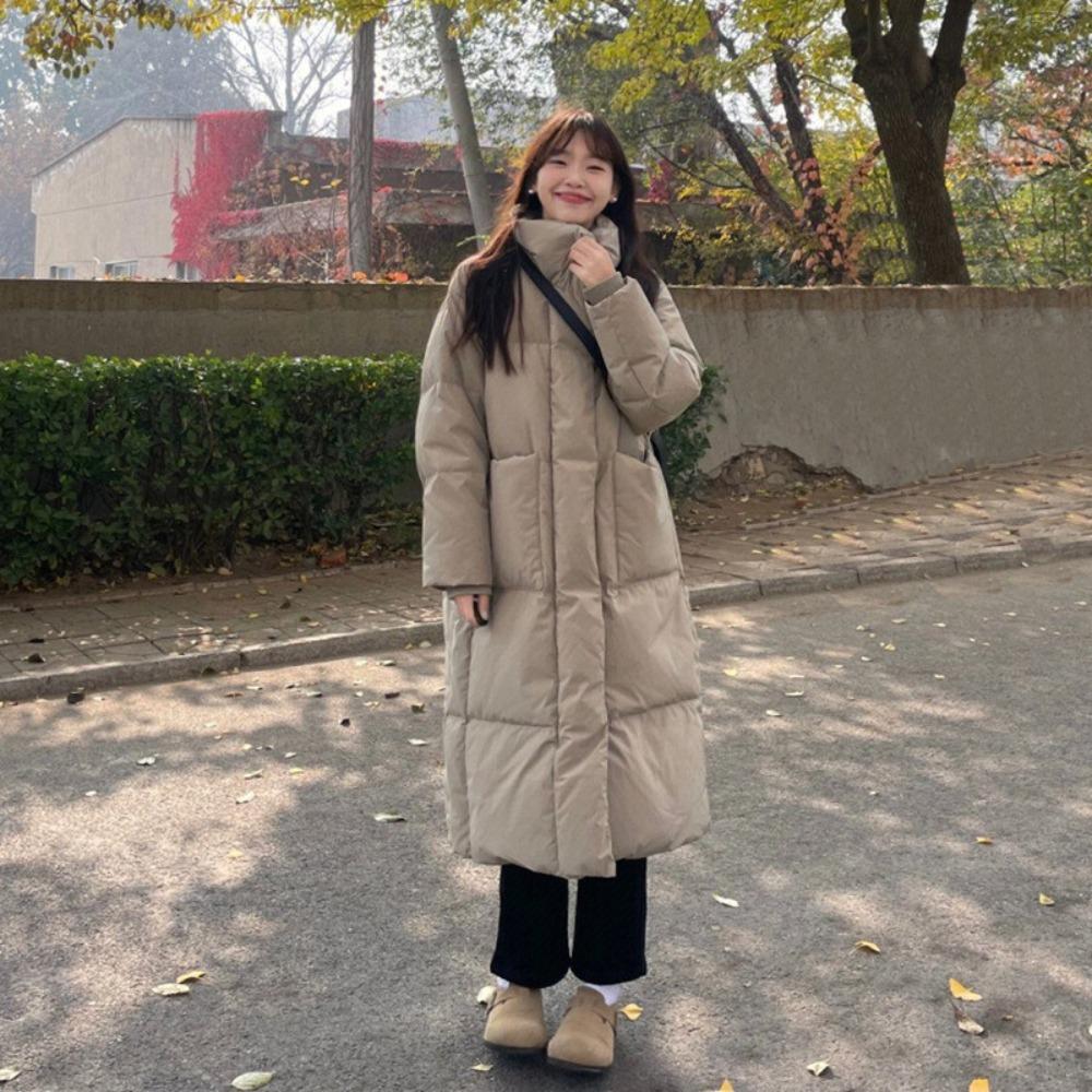 Oversize Bread Clothes Down Cotton-padded Clothes Women's Winter Coats Medium and Long Thick Cotton-padded Jackets New Trendy