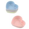 Wheat Straw Heart Shape Seasoning Dish Mini Sushi Seasoning Dish Creative Spice Plate  for Kitchen