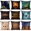 18" Cotton Halloween Linen Throw Pillow Case Cushion Cover Party Home Decor Sofa
