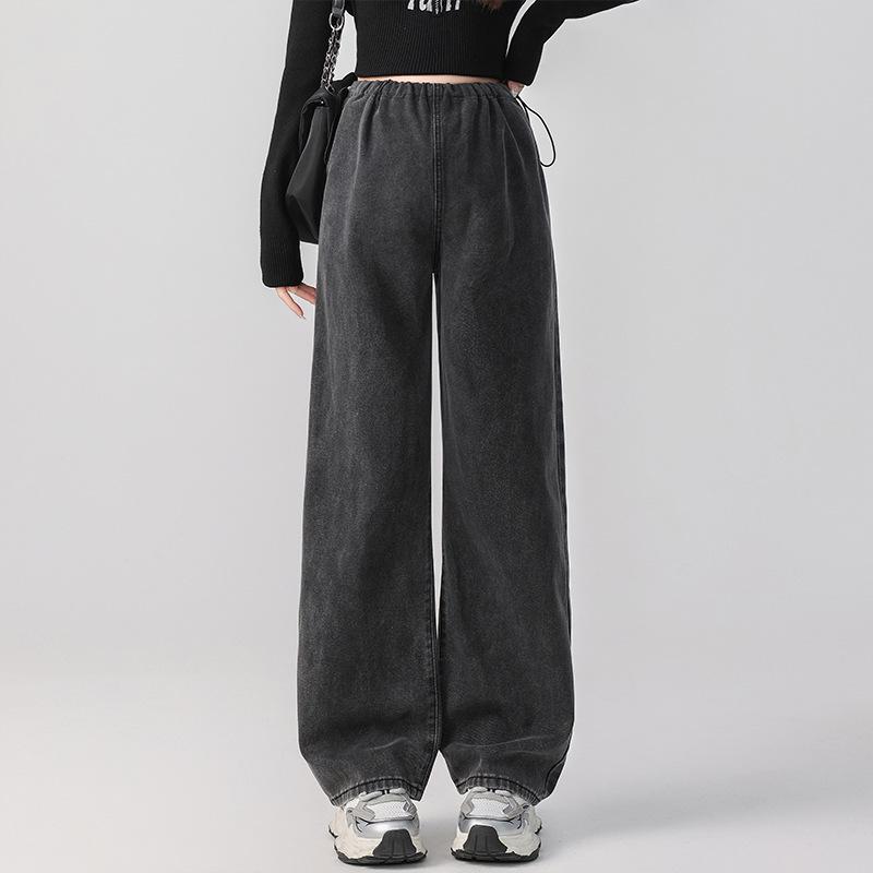 

Fashionable Maternity Jeans: Non-Constricting Straight & Wide Leg Pants for Spring & Autumn XL