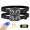 Strong Light Headlamp Mini Led Night Fishing Powerful Torch Head Lamp Outdoor Waterproof Camping Portable LED Sensor Headlamps
