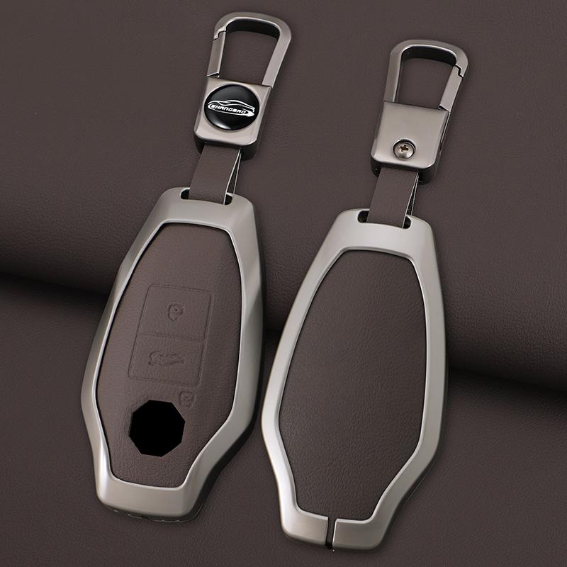 Zinc Alloy Car Key Cover Smart Keyless Remote Control Fobs Case Keychian Holder Auto Interior Accessories for MG 7 MG7 MG-7 2023