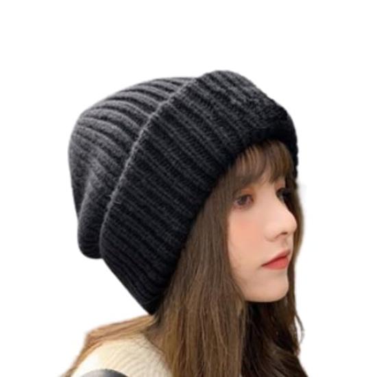 LTG Plus Size Knit Stylish Watch Cap for Men and Perfect Gift for Solid NEK 7987662 Hat, Women, Mother's Day, Father's Day, Birthdays, Christmas,