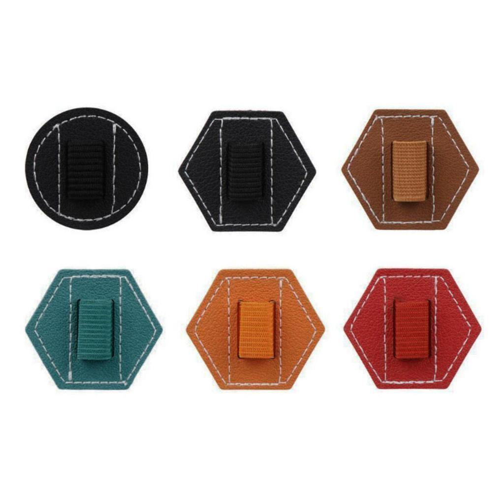 PU Self-adhesive Pen Holder  Capacitive Pen Holder Elastic Band Computer Self-adhesive  Stationery Organizer