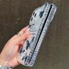 Butterflies Printed Soft TPU Clear Shockproof Casing Protective Cover Transparent Full Back Case with 1 Card Slot Holder