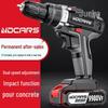 Dual Speed Industrial-Grade Cordless Impact Drill, Rechargeable Electric Screwdriver with Lithium Battery for Household and Multifunctional Use
