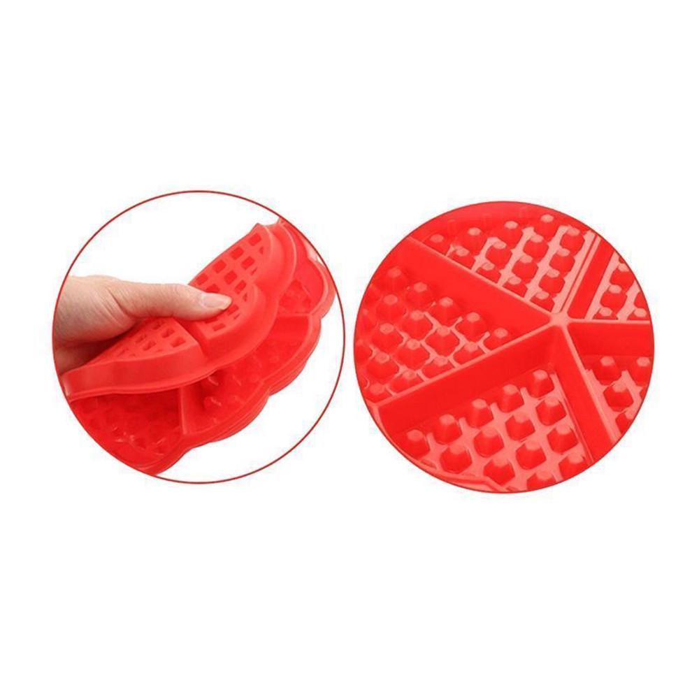 Waffles Silicone Mould Pan Cake Baking Baked Muffin Cake Chocolate Mold Tray