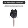 Zinc Alloy Leather Car Key Cover For Subaru Crosstrek Forester Impreza Legacy Outback Tribeca Wrx Sti Crosstrek Ascent Keychain