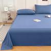 Solid Color Simple Bed Sheet Thickened For Single Double Dorm Home