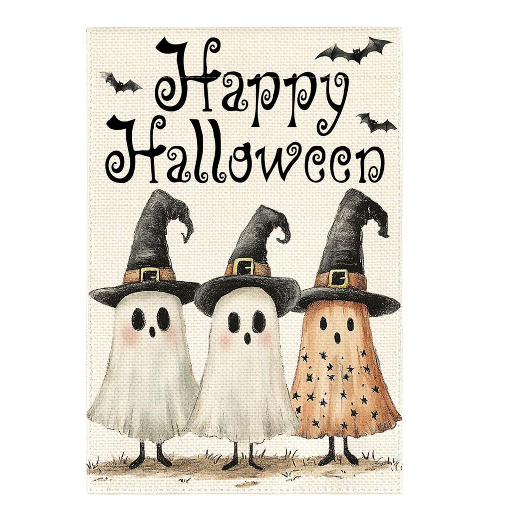Pumpkin Halloween Garden Flag - Seasonal Decorative Yard Bunting