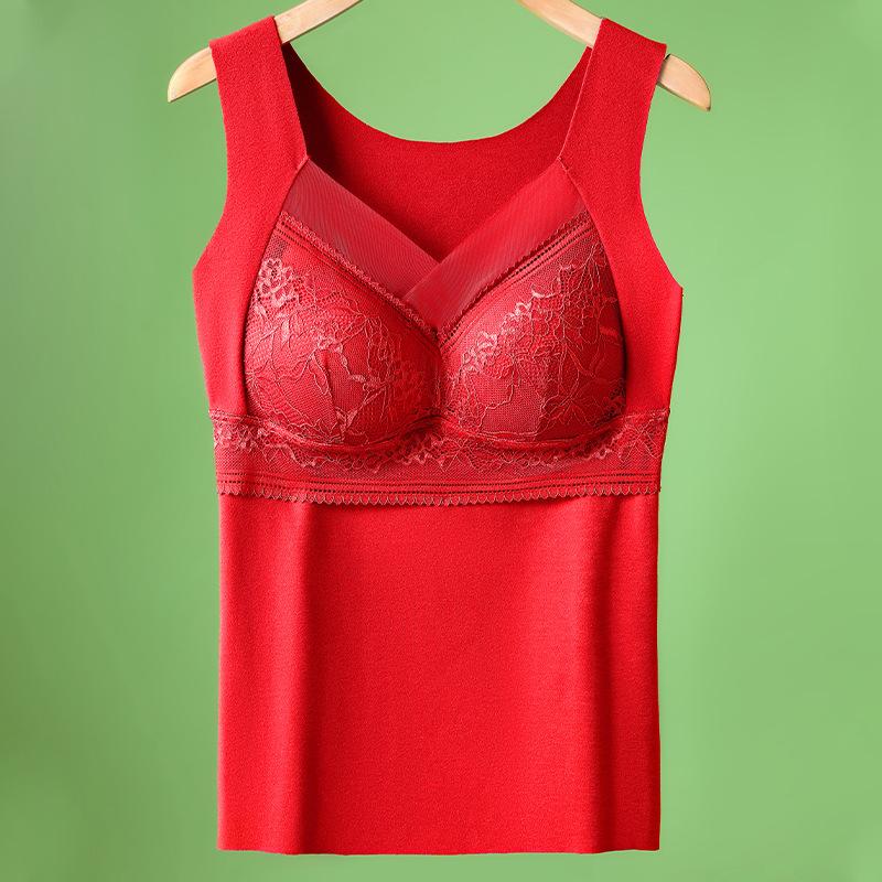 Lace Thermal Underwear Vest