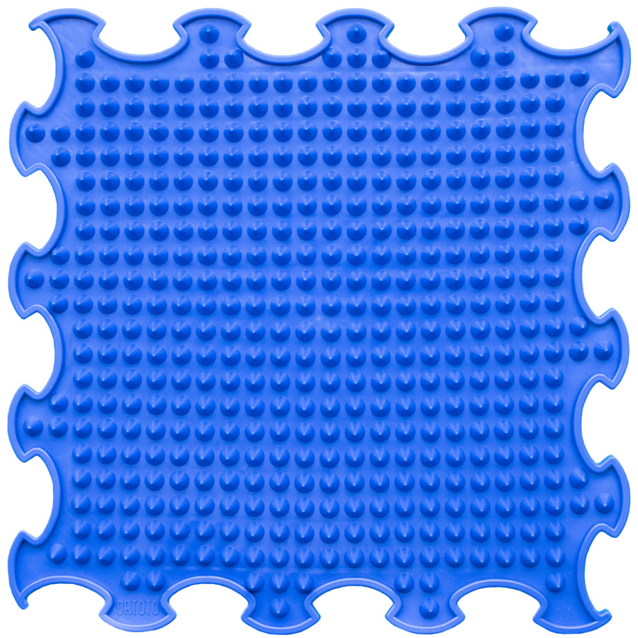sensory mat Hard Spikes (stiff) 1 pc - dark blue