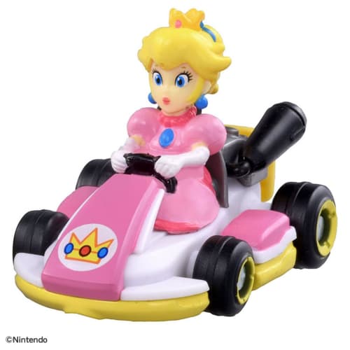 Takara Tomy Tomica Drift Tomica Mario Kart Drift Starter Set Peach & Standard Kart Mini Car Toy Ages 3+