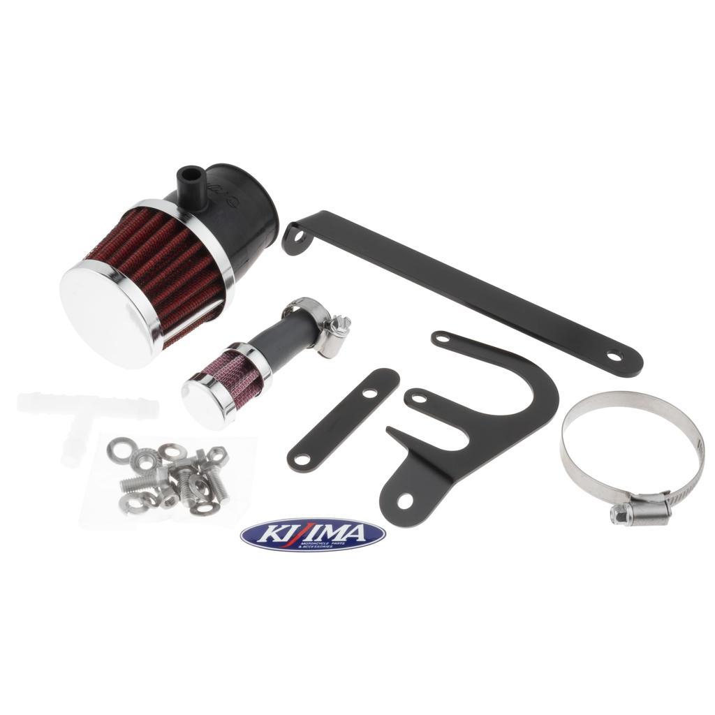 Kijima Motorradteile Powerfilter-Kit Gaszirkulation Kompatibel Racing Blow-by Zoomer/Byte 102-0741