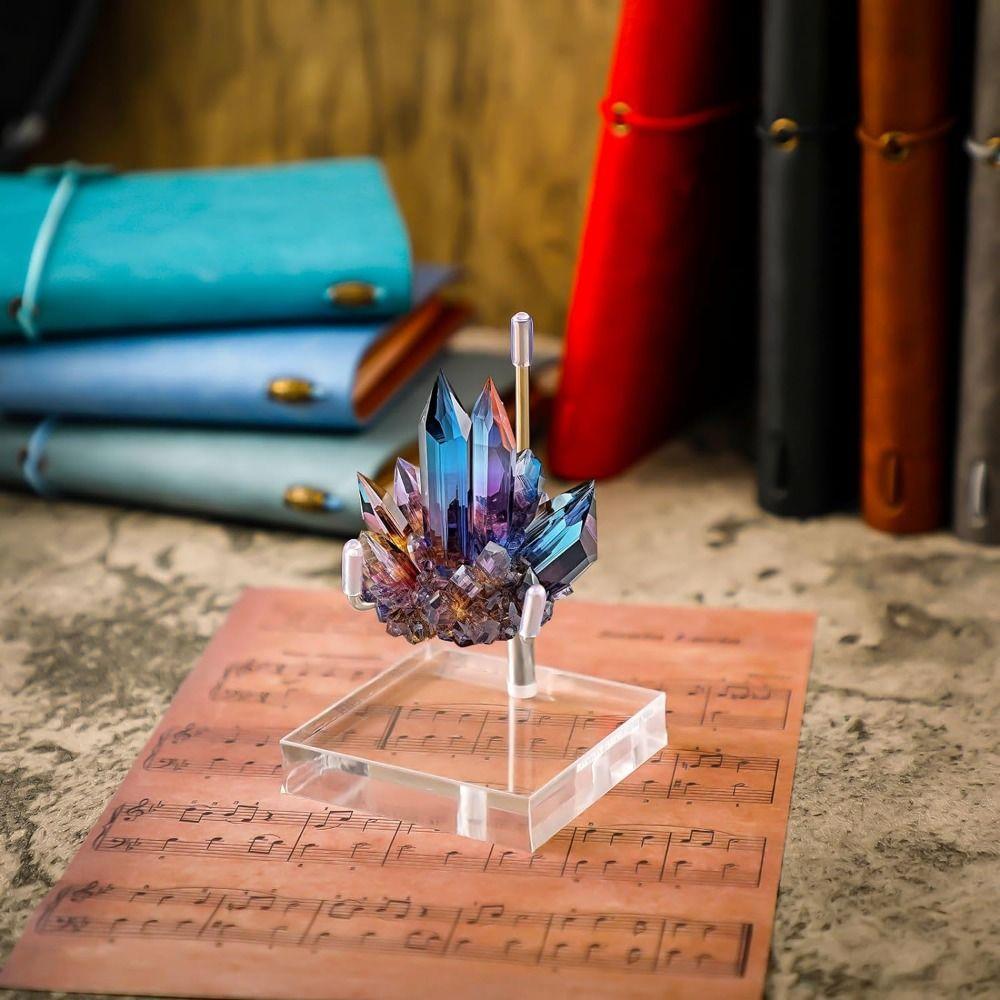 Einstellbare Klar Acryl Display Stand Weiche Gummi Fall Rock Sammlerstücke Regal Museum