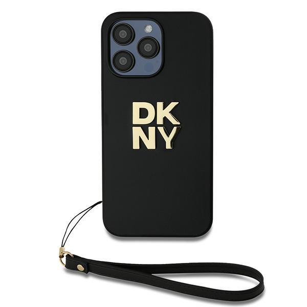 Dkny Dkhcp14Lpbswsk Iphone 14 Pro 6.1Czarny/Black Hardcase Wrist Strap Stock Logo
