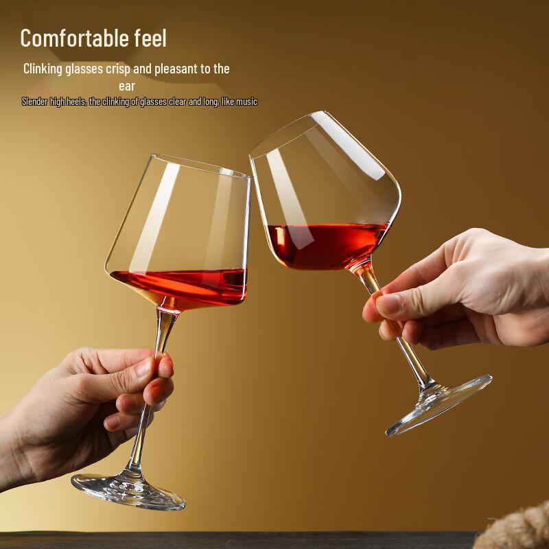 Wuyi Luxury Crystal Burgundy Wine Glass