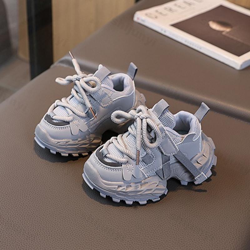Kinder Plateau-Sneaker Herbst Neu Atmungsaktiv Mädchen Weiche Sohle Laufschuhe Outdoor Rutschfest Komfort Jungen Freizeitschuhe