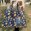 Eco-Friendly Foldable Korean Style Portable Shopping Bag - Medium Size Handbag