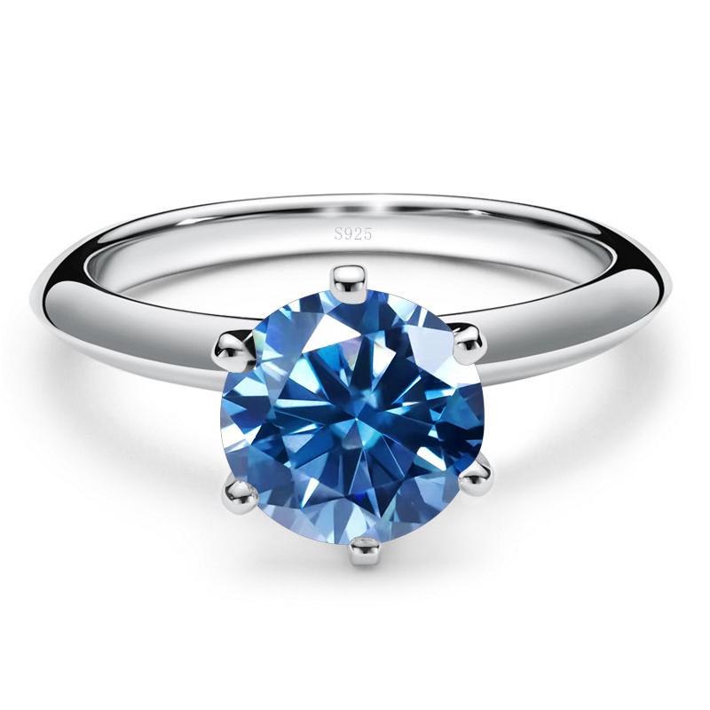 Bague Ringen 5ct 11mm Big Real Moissanite Ring For Women S925 Sterling Silver Fine Jewelry Wedding Engagement Anniversary Gift