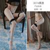 Black Silk Women's Anti-hook Silk Splicing Lace Black Emotional Stockings Open-file Sexy Pantyhose Stockings Women