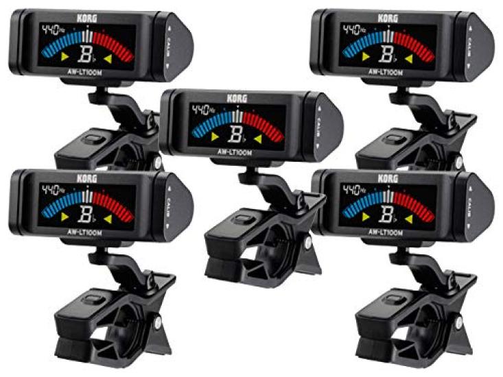 KORG - AW-LT100M Clip-on Tuners for Orchestral Instruments (Set of 5)