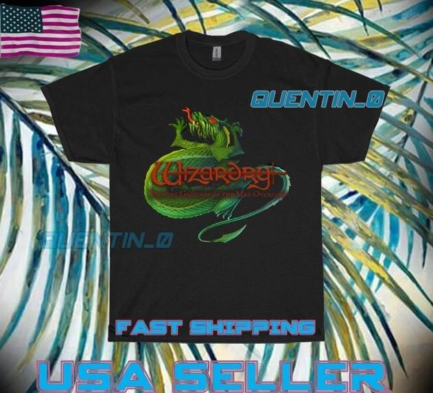 

NEW Shirt PREMIUM WIZARDRY RETRO GAMING LOGO T-Shirt FUNNY UNISEX SIZE S TO 5XL 2XL