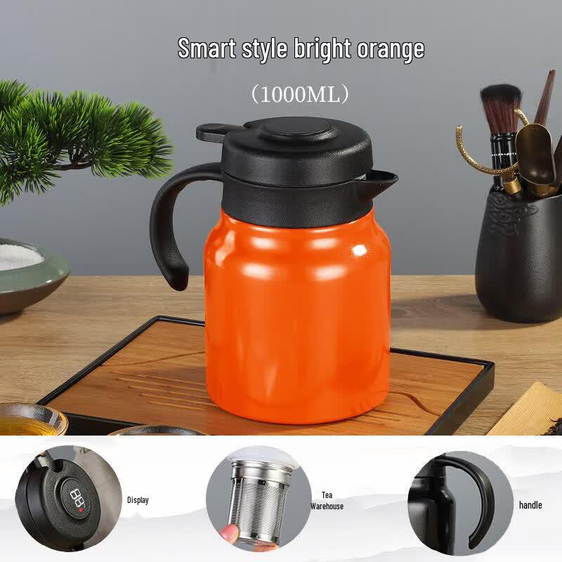 Qiwei 304 Stainless Steel Insulated Tea Pot