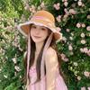 Lace Straw Hat Wide Brim Sunshade Hat Fashion Sunscreen Hat  Summer