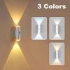 1/2/3pcs Walnut Color LED Smart Light Motion Sensor Charging LED Wall Light Suitable for Corridors Kitchens Wardrobes Bedrooms